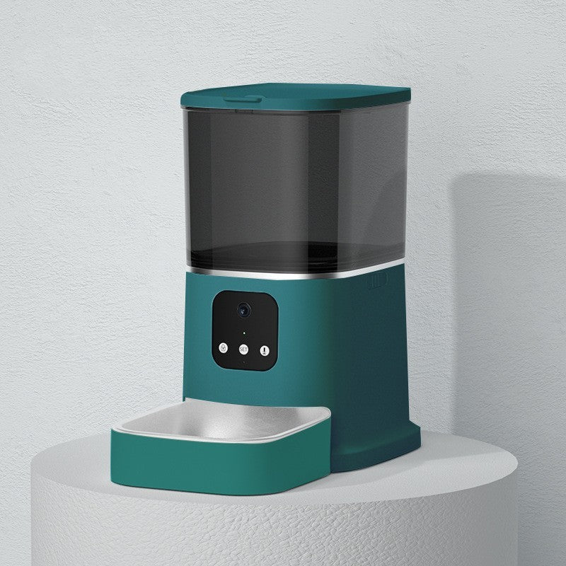 Pet Automatic Feeder Large Capacity Smart Voice Recorde With WiFi Pet Bowl