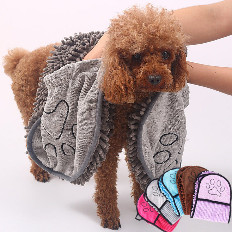* Free Shipping Super Absorbent Dog Microfiber Bath Quick-Drying Towels Pet Products