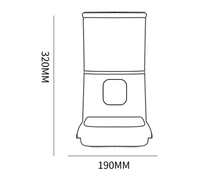 Pet Automatic Feeder Large Capacity Smart Voice Recorde With WiFi Pet Bowl