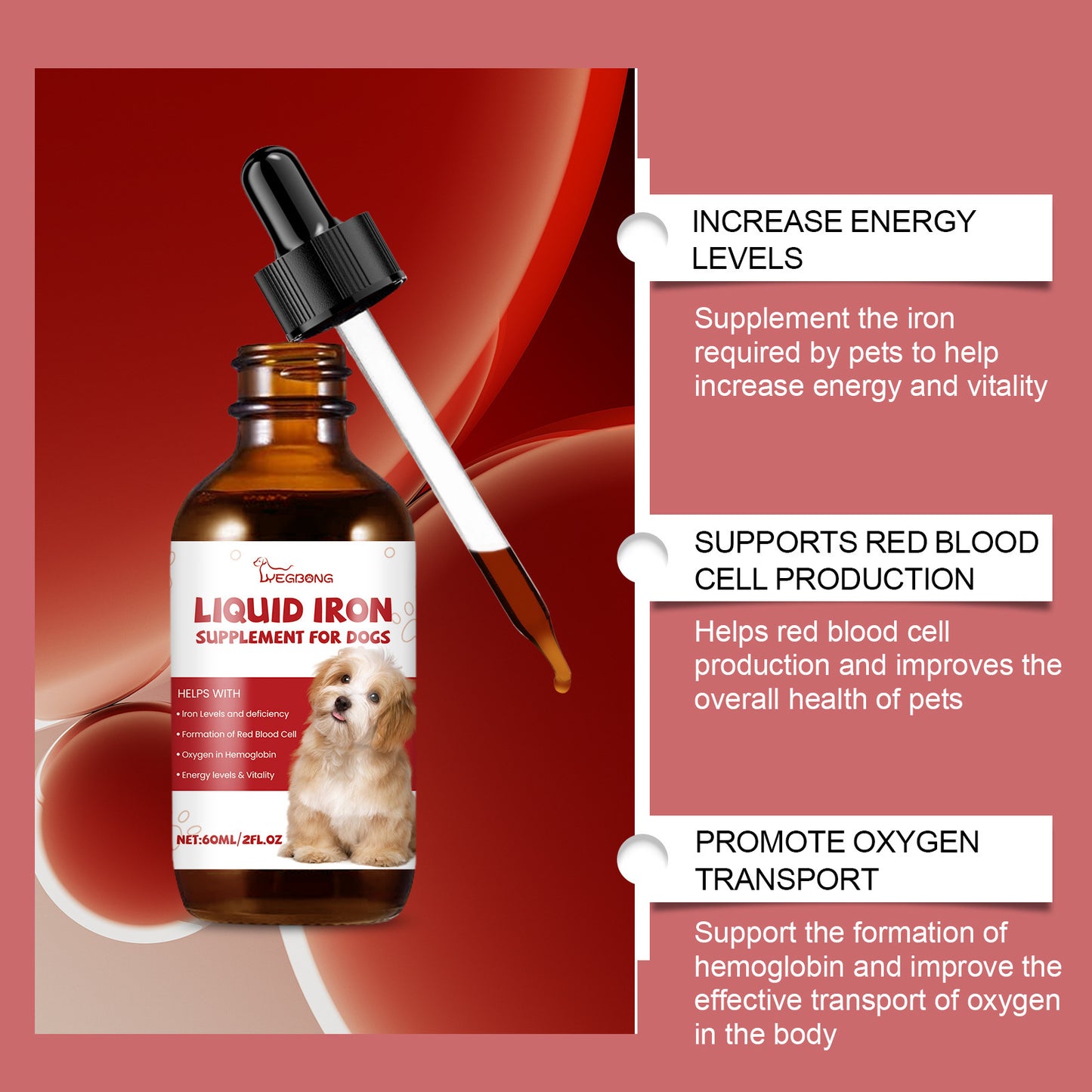 Care For Pet Dogs Mild Ingredients Help Absorb Care Supplements *Free Shipping