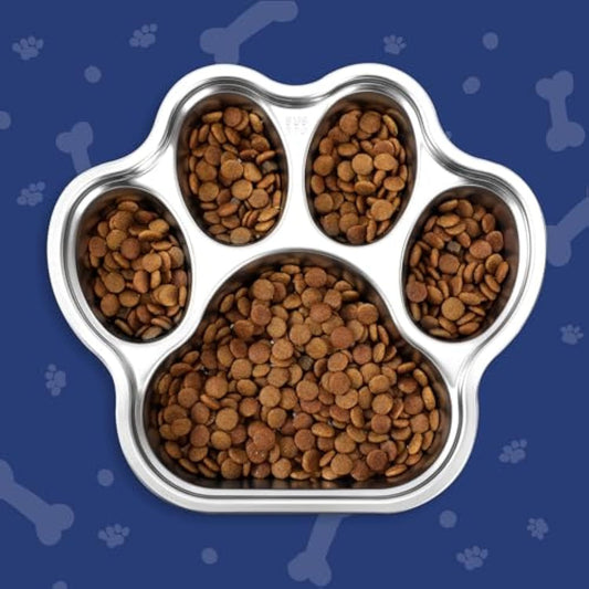 Dog Bowls Slow Feeder Stainless Steel Small Medium Breed Slow Feeding For Fast Eater Dog Dishes To Slow Down Eating Non Slip Dog Food Bowl