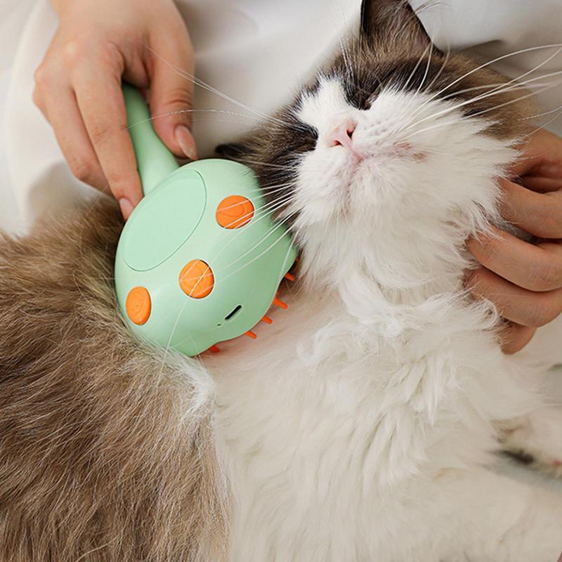Steamy Brush Electric Sprayer For Massage Pet Grooming Tool Shedding