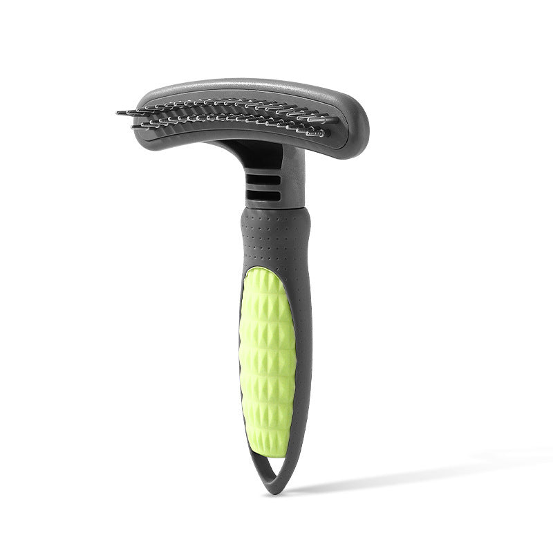 Cute Pet Grooming Comb Hair Removal Effective Rustproof Shedding