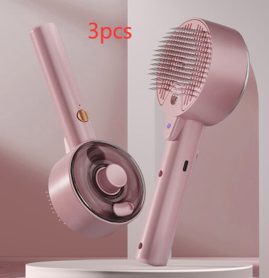 Animal Hair Remover Brush Dog And Cat Steam Brush Pet Self Cleaning Grooming