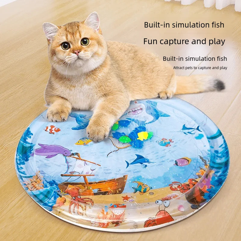 Summer Cooling Pet Water Bed Cushion Sleeping Square Mat For Pets