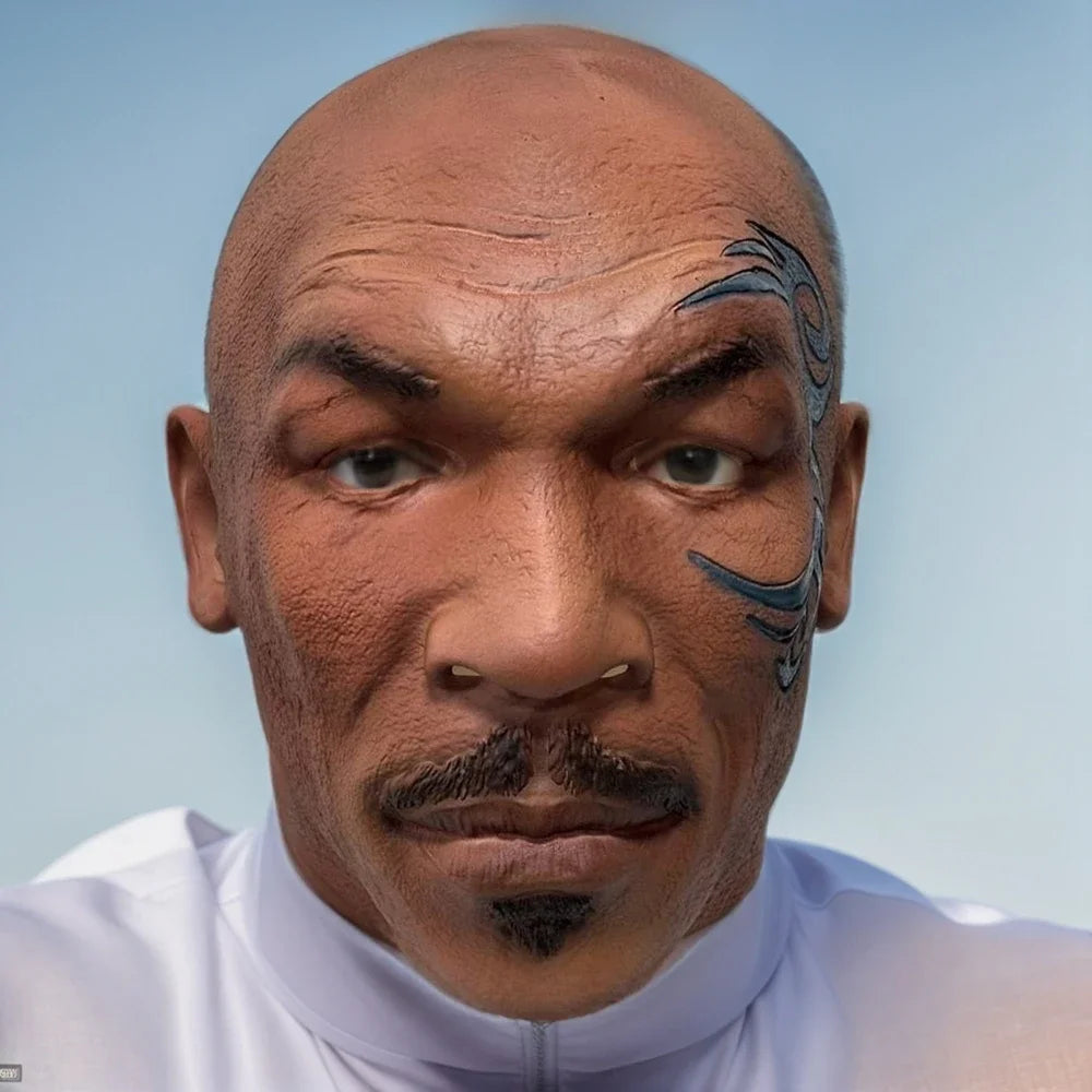 Mike Tyson Mask Man Boxing Champion Realistic Head Cover Halloween