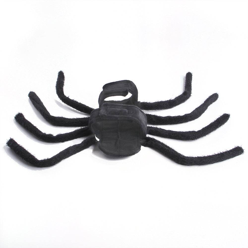 Pet Halloween Funny Spider Chest Back Creative Cat Dog Small Dog Transformation Costume