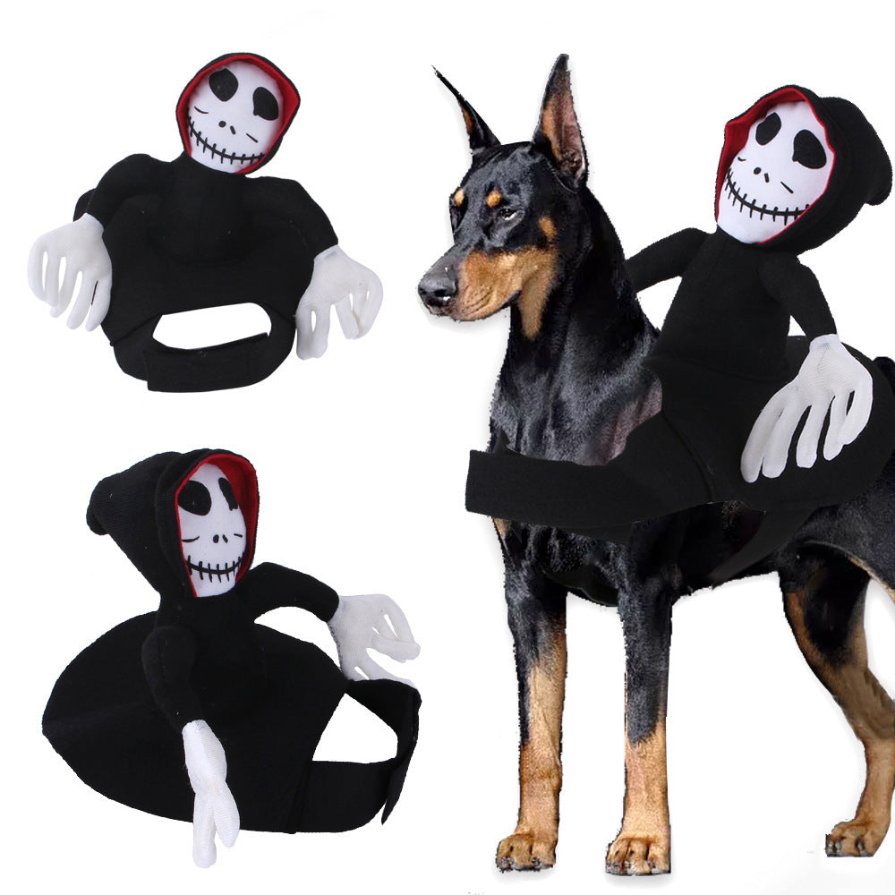 NEW Funny Pet Halloween Costume Halloween Spider Pumpkin Vest