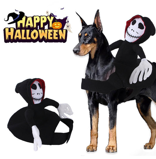 NEW Funny Pet Halloween Costume Halloween Spider Pumpkin Vest