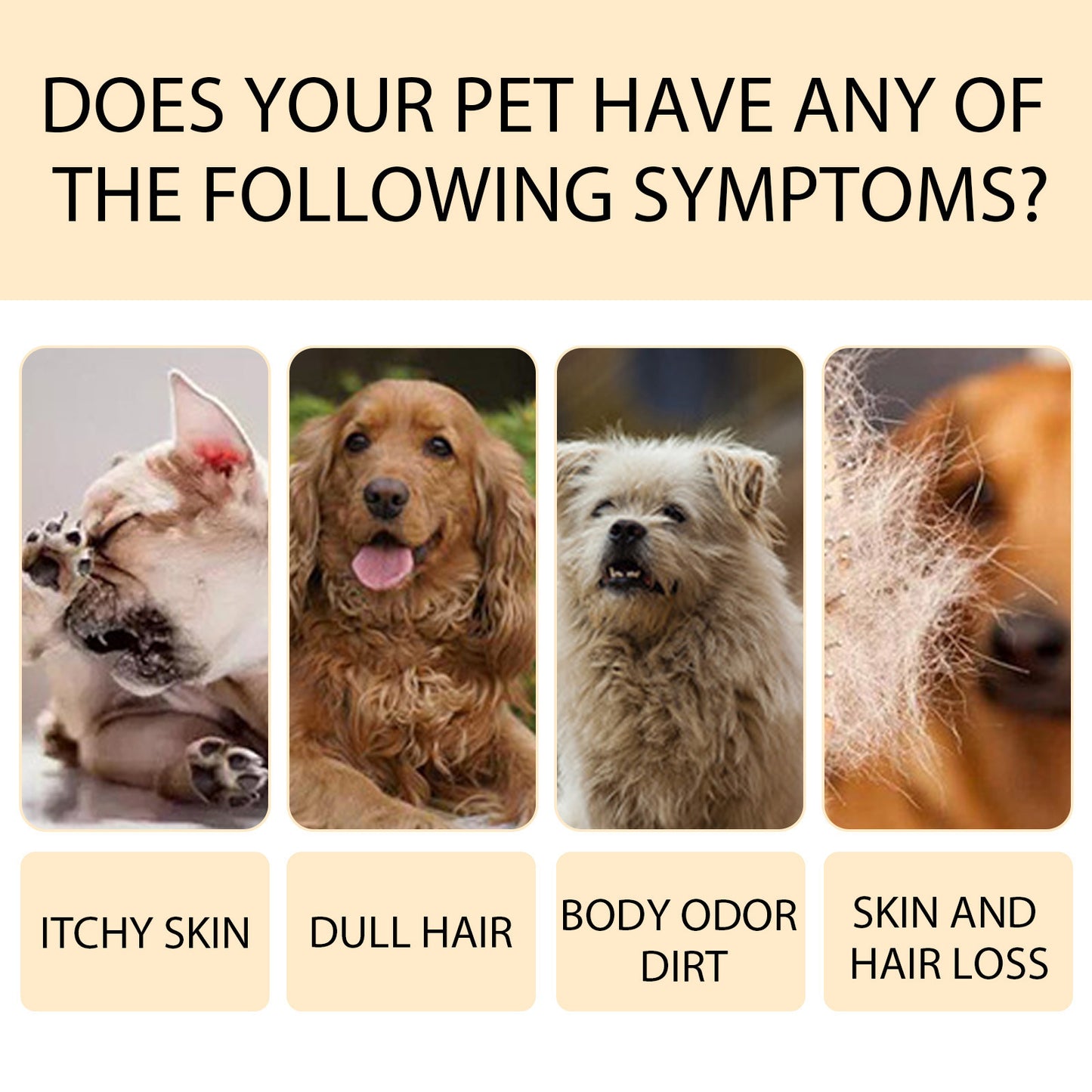 Pet Shampoo Mild And Clean Pet Cat And Dog Hair Soft And Unknotted Shampoo